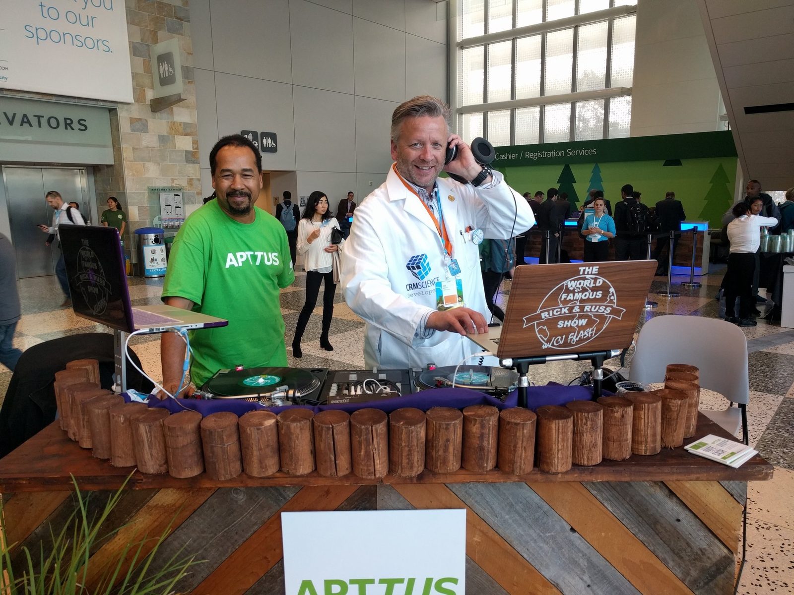 Guests celebrating at a Just4Fun DJs event